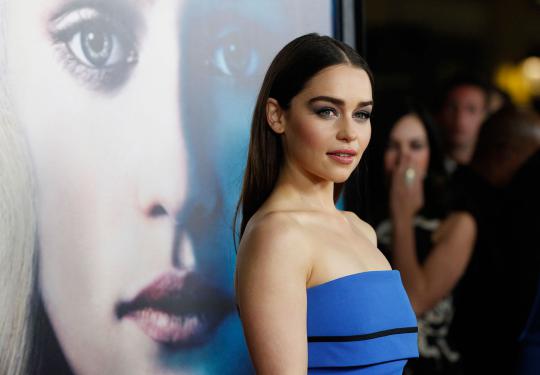 Wajah manis dan rupawan aktris Emilia Clarke 
