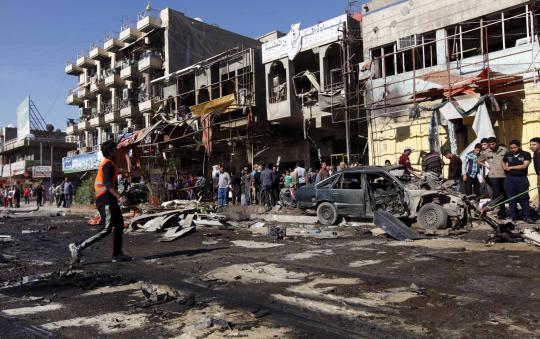 Serangan bom di Baghdad, lebih dari 57 orang tewas di tempat