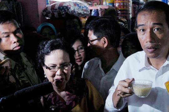Jokowi bersama BPOM sidak Pasar Klender
