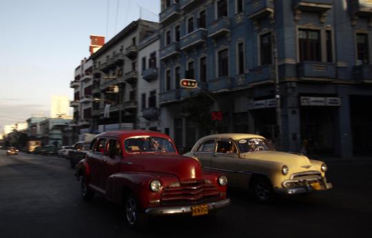 Mobil tua warnai kota Havana 
