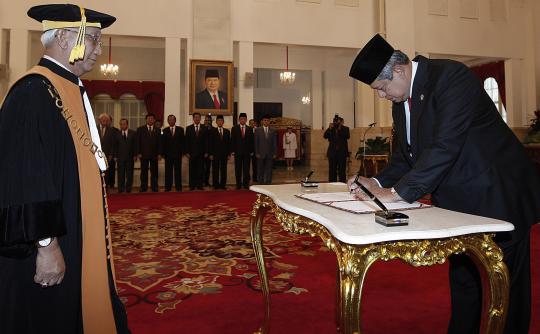 Presiden SBY lantik Wakil Ketua MA