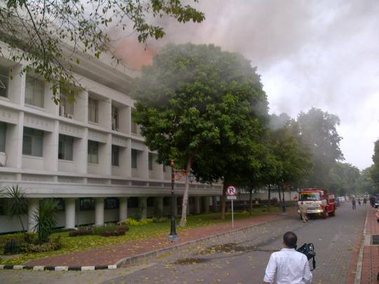 Kebakaran terjadi di Kompleks Istana
