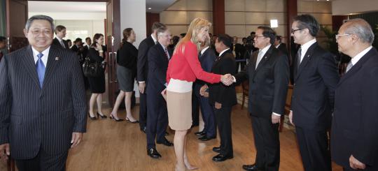 Presiden SBY terima kunjungan Putri Maxima dari Belanda