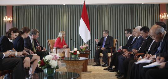 Presiden SBY terima kunjungan Putri Maxima dari Belanda