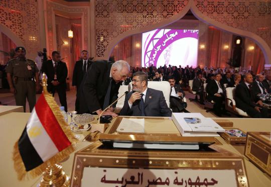 Kursi perwakilan Suriah kosong saat pembukaan KTT Liga Arab