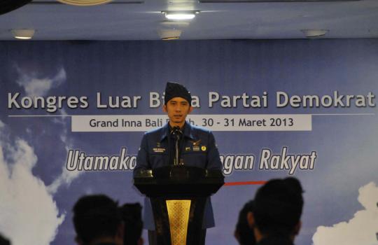 Ibas 'pukul gong' buka KLB Partai Demokrat di Bali