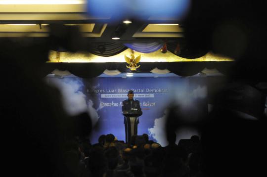 Terpilih jadi ketua umum, SBY disambut gembira oleh kader partai