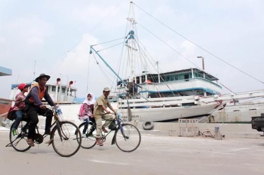 Era modern, ojek sepeda ontel masih diminati warga Jakarta