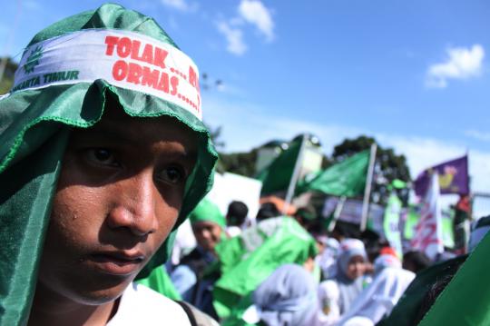 Massa Muhammadiyah gelar aksi tolak RUU Ormas 