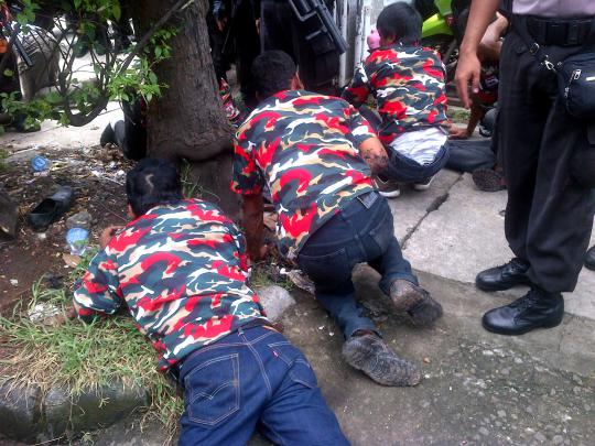 Halangi eksekusi lahan, 148 anggota Laskar Merah Putih ditangkap
