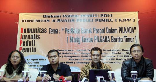 Komunitas Jurnalis Peduli Pemilu diskusikan buruknya parpol