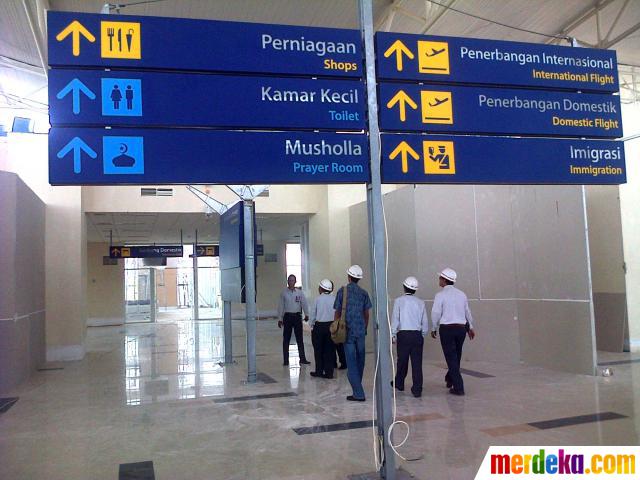Foto : Melihat penyelesaian pembangunan Bandara Raja Haji 
