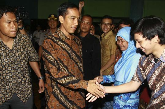 Jokowi gelar dialog bersama siswa SMA 6 dan 70 di Bulungan