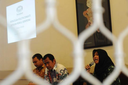 Diskusi Perludem soal sistem Pemilu di Indonesia