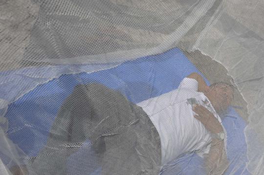 Aktivis Malaria gelar aksi kelambu di Bundaran HI