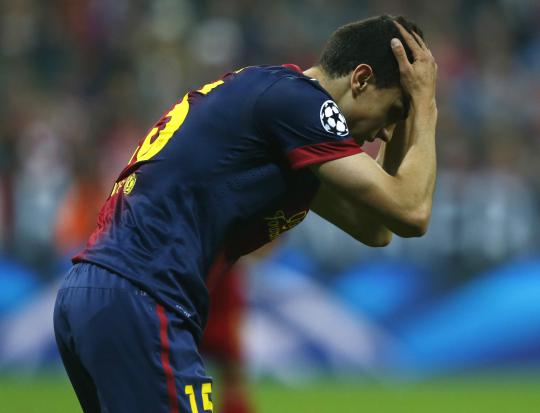 Dicukur Bayern Munich 4-0, Messi tertunduk lesu