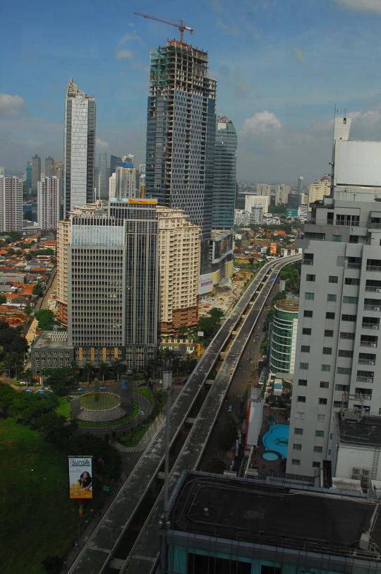 Proyek jalan layang Kp Melayu-Tanah Abang dihentikan