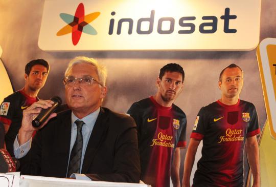 Indosat jalin kerjasama dengan FC Barcelona