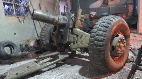 Berbagai senjata rakitan ampuh buatan tentara pemberontak Suriah