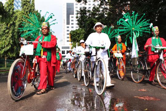 Barongsai meriahkan karnaval kostum di Senayan