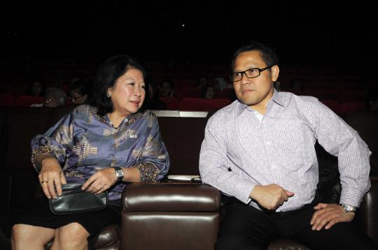 Menteri nonton bareng film 'Kisah 3 Titik' 