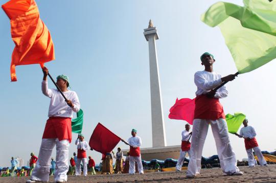 Pertunjukan Seni dan Budaya semarakkan HUT Satpol PP