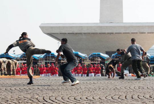 Pertunjukan Seni dan Budaya semarakkan HUT Satpol PP