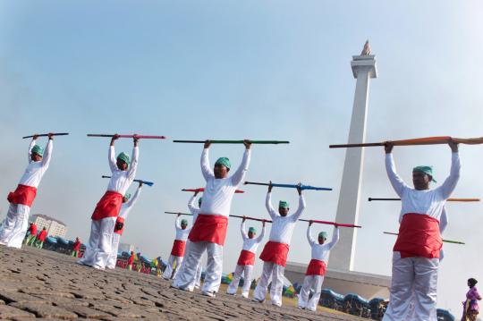 Pertunjukan Seni dan Budaya semarakkan HUT Satpol PP