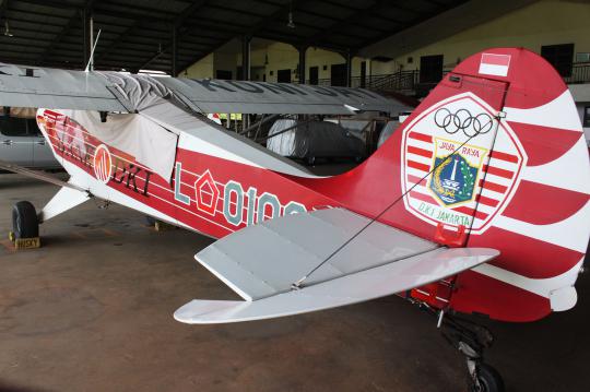 Pesawat latih yang tergelincir di Pondok Cabe 