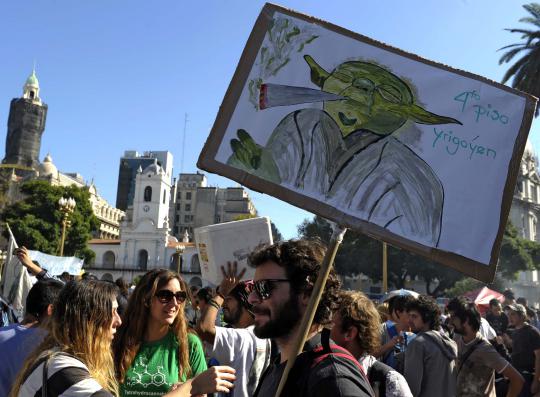 Gerakan Global Marijuana March di belahan dunia