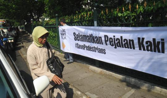 RSA Indonesia gelar aksi 'Selamatkan Pejalan Kaki'