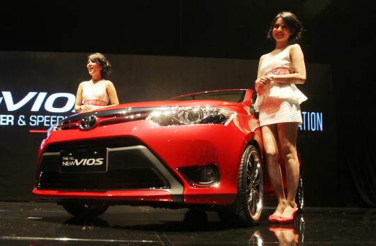 Wanita cantik hiasi peluncuran The All New Vios