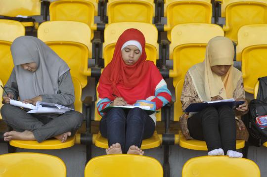 Ratusan calon mahasiswa ikuti Try Out Akbar 2013 di GBK