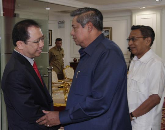 SBY rapat konsultasi dengan DPR di Kantor Presiden