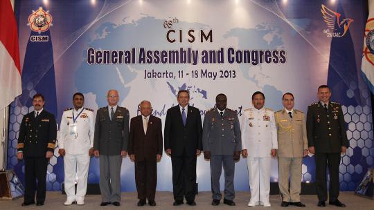 Presiden SBY resmikan 'CISM General Assembly and Congress 2013'