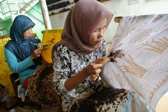 Menengok kerajinan batik Betawi di Bekasi