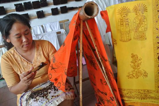 Menengok kerajinan batik Betawi di Bekasi