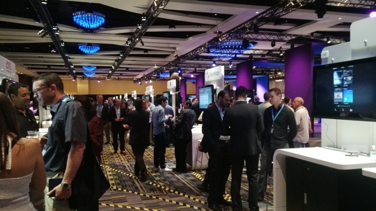 Suasana sebelum acara BlackBerry Live 2013 dimulai