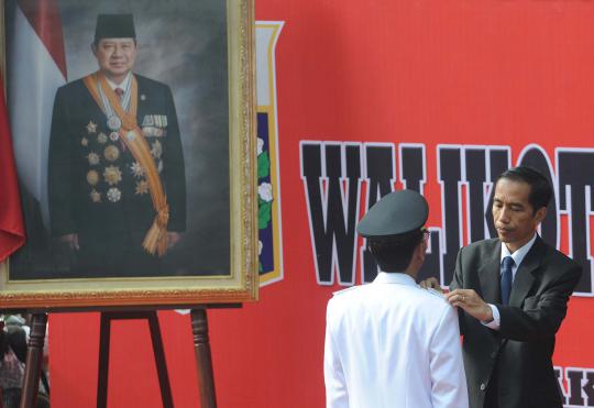 Jokowi lantik wali kota Jaksel di tepi Setu Babakan