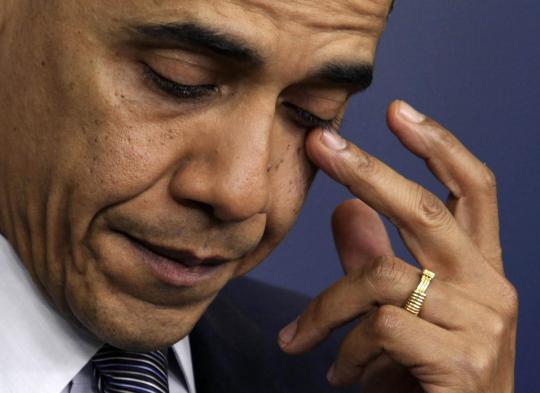 Ketika Obama meneteskan air mata