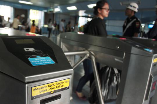 E-ticketing commuter line lingkar Jakarta diuji coba