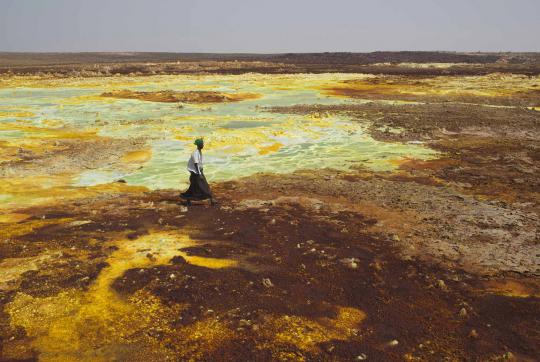 Kisah para pencari garam di tengah panasnya gurun Ethiopia