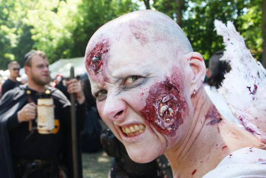 Puluhan ribu 'Zombie' ramaikan festival ghotic di Jerman