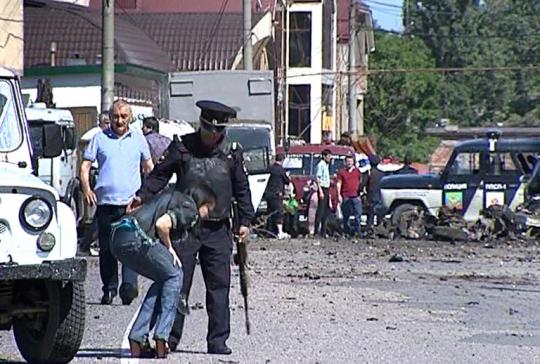2 Bom mobil meledak di dekat gedung pengadilan di Rusia