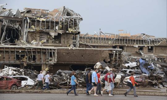 51 Orang tewas tertimbun reruntuhan akibat tornado di Oklahoma