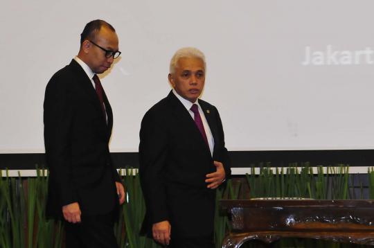 Hatta Rajasa pimpin acara sertijab Menteri Keuangan Chatib Basri
