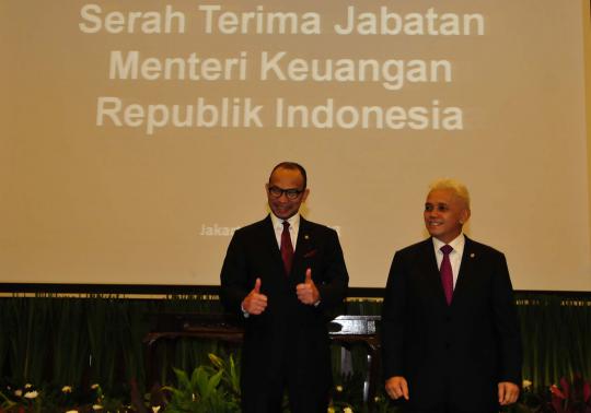 Hatta Rajasa pimpin acara sertijab Menteri Keuangan Chatib Basri