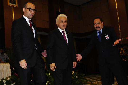 Hatta Rajasa pimpin acara sertijab Menteri Keuangan Chatib Basri