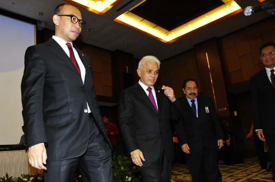 Hatta Rajasa pimpin acara sertijab Menteri Keuangan Chatib Basri