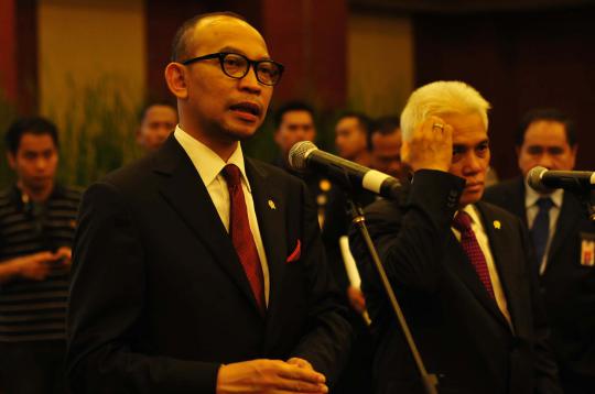 Hatta Rajasa pimpin acara sertijab Menteri Keuangan Chatib Basri
